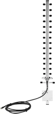 Immagine prodotto di Antenna amplificatrice Wi-Fi - Antenna per router wireless - Rete wireless - 25 dBi - Cavo da 2 metri - Argento