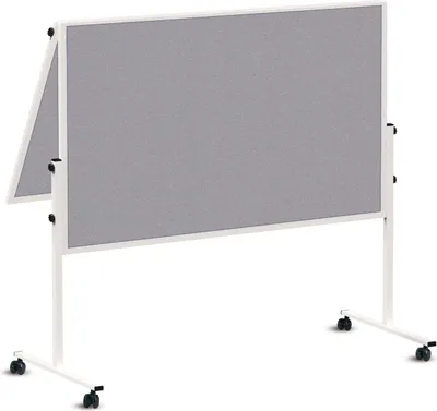 Produktbild von MAUL Moderationstafel MAULsolid 150 x 120 cm mobil klappbar grau
