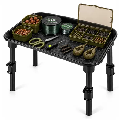 Produktbild von X2 Bivvy Table - Bivvy-Tisch - Camping-Tisch - Zusammenklappbar - 35 x 25 x 20 cm - Schwarz