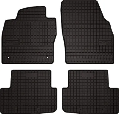 Produktbild von Gummi-Fußmatten für Seat Ibiza V 2017- (Schrägheck) – 4-tlg, Schwarz, passgenau – Wielganizator SolidPRO