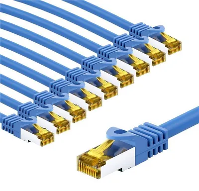 Obrázok produktu pre Goobay 69398, 3 m, Cat7, S/FTP (S-STP), RJ-45, RJ-45, Modrá