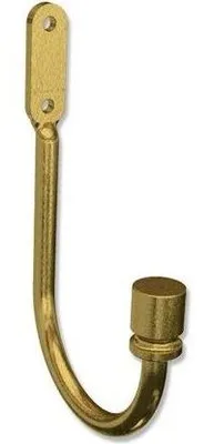 Produktbild von Interdeco Raffbügel / Gardinen-Dekohaken Messing Antik, Pack. 2 Stück
