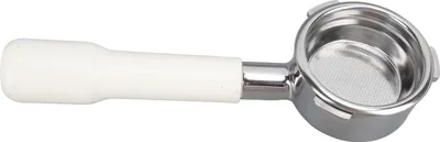 Image de 58 mm 3 oreilles filtre porta sans fond -café pour machine Barsetto C2 Plastique Blanc
