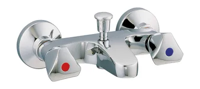 Produktbild von 'aquaSu® Zweigriffmischer Standard für Wanne | Chrom | Wasserhahn | Badewannenarmatur