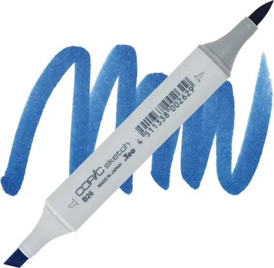 Obrázek produktu pro Lihová fixa COPIC Sketch oboustranná Brush & Chisel, B26 Cobalt blue