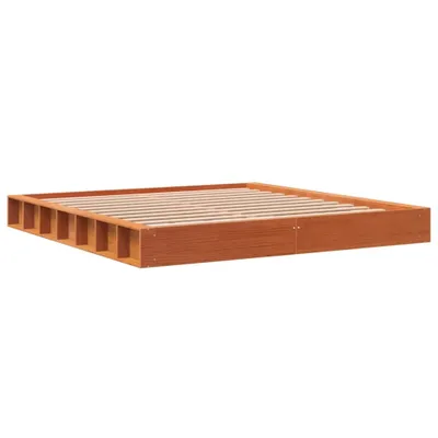 Immagine prodotto di Giroletto senza Materasso Marrone Cera 200x200 cm Legno di Pino
