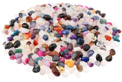 Produktbild von 900g Trommelsteine Multi Mix 5 - 10 mm Heilsteine Edelsteine Schmucksteine Dekoration
