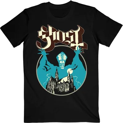 Image de Ghost - T-shirt "Opus" pour homme/femme unie RO521 (XL) (Noir/Bleu)