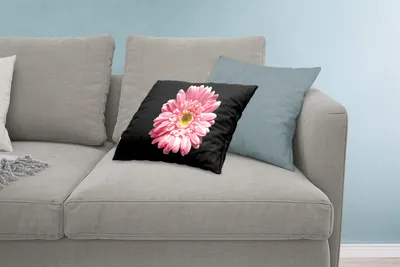Produktbild von MuchoWow® Zierkissen Sofakissen Wohnzimmer Dekokissen 60x40 cm Blume - Rosa - Natur - Kopfkissen - Polster mit Foto