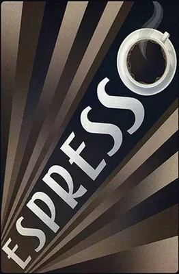 Produktbild von vianmo Holzschild 30x20 cm Espresso Kaffee