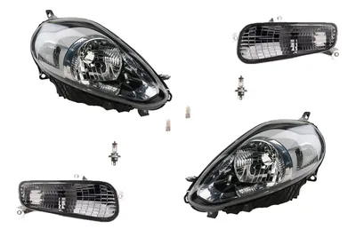 Obrázok produktu pre Johns, svetlomety vhodné pre Fiat Punto 199 10/09- Lighth. Sada ?avý pravý smerovník