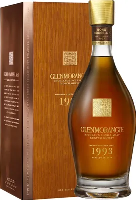Produktbild von Glenmorangie 1993 Grand Vintage Single Malt Scotch Whisky + Wooden GB 43% 700ml