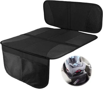 Produktbild von Kindersitzschutz mit Anti-Slip-Funktion - für Kinder - Auto-Sitzplatzschutz mit Mesh-Teilung.