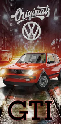 Produktbild von VW Volkswagen Badetuch Golf GTI Rot 75x150 cm