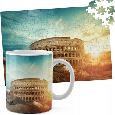 Image de Zestaw Kubek + Puzzle 110El - Rzym Koloseum Widoki Zabytek