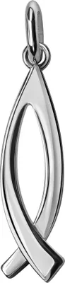 Produktbild von Anhänger 925 Silber mit Fisch Sterlingsilber für Damen und Herren.