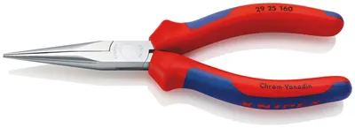Produktbild von Knipex 29 25 160, Spitzzange, 2 mm, 5,4 cm, Stahl, Kunststoff, Rot