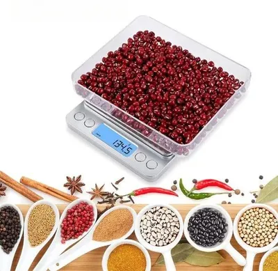 Zdjęcie produktu dla Elektroniczna waga kuchenna i jubilerska, 3000 g, 0,01 uncji/0,1 g, mini, profesjonalna, wyświetlacz LCD