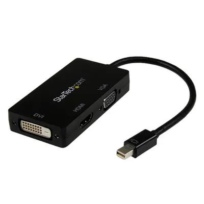 Immagine prodotto di StarTech.com MDP2VGDVHD cavo e adattatore video 0,15 m DVI-D + VGA (D-Sub) + HDMI Nero
