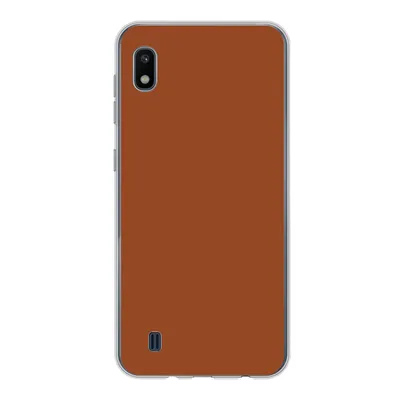 Produktbild von MuchoWow® Handyhülle Schutzhülle Hülle für Samsung Galaxy A10 Terrakotta - Braun - Palette - Unifarben - Farben - Farbe Silikon Softcase Handy Hülle - Schutzhülle