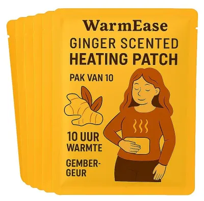 Produktbild von Verpackung mit 10 Wärmeplastern gegen Menstruationsschmerzen