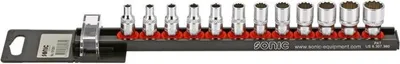 Produktbild von SONIC Steckschlüsselsatz 101201 Chrom-Vanadium-Stahl Aluminium