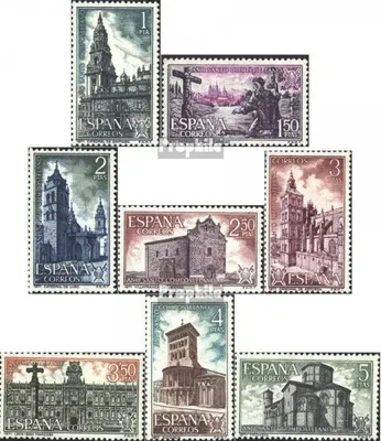 Produktbild von Briefmarken Spanien 1971 Mi 1958-1965 (kompl.Ausg.) postfrisch Kirchen