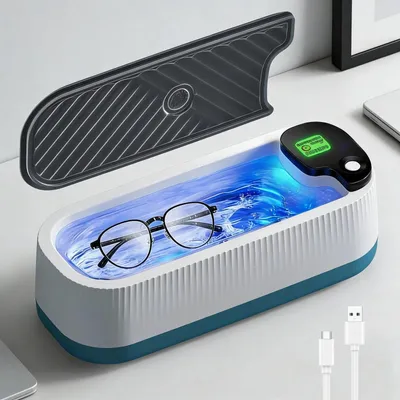Produktbild von Ultraschallreiniger Brillenreinigungsgerät Ultraschallgerät Brillen Schmuck Uhre