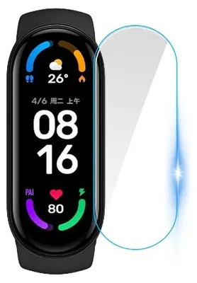 Imagen del producto de Protectores de pantalla para Xiaomi Mi Band 6 (pack de 3 unidades)