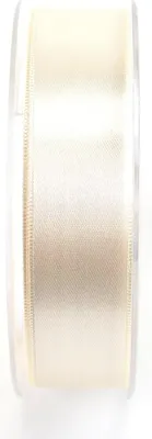 Produktbild von Goldina® 81720250210025 Doppelsatinband - 25 mm x 25 m, creme