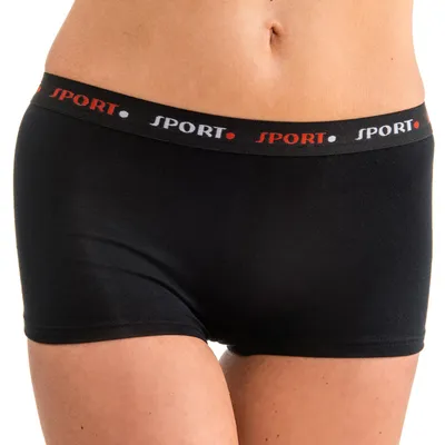 Produktbild von HERMKO 5700 Damen Panty aus anschmiegsamer Baumwolle / Elasthan, Farbe:schwarz - Sport, Größe:36/38 (S)
