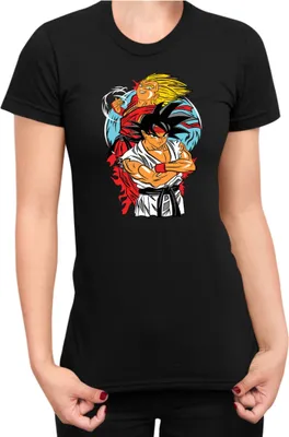 Obrázok produktu pre Dámske Tričko Dragon Anime Manga Ball Z Goku 39, Lady S / čierna