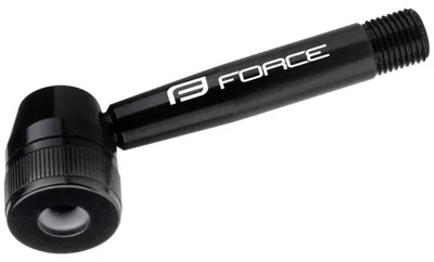 Zdjęcie produktu dla Przejściówka Force 75059 Presta na Schrader AL 100 st. – z zaworu do opon galuszkowych na zawór samochodowy czarna 75059