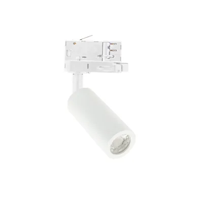 Produktbild von Spectrum 3-Phasen-Stromschiene Strahler Madara Slim Weiß max. 25W GU10 MR11 schwenkbar