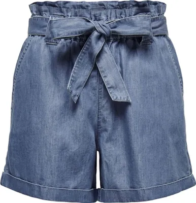 Produktbild von ONLY Shorts Bermudas Jeans-Shorts Seitentaschen Gürtel Größe: XS