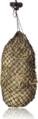 Produktbild von Heunetz für Pferde engmaschiges Heunetz in schwarz - Maschenweite 3x3 cm Füllgewicht 3-4 kg