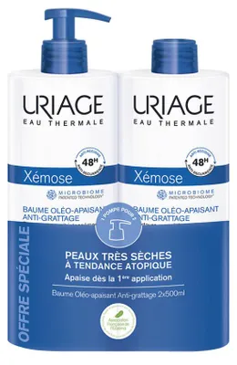 Produktbild von URIAGE XEMOSE Beruhigende Ölcreme 2 x 500 ml