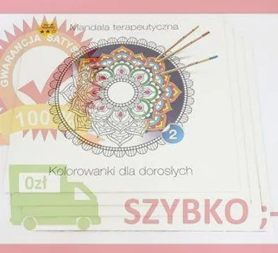 Zdjęcie produktu dla Mandala terapeutyczna 2. Kolorowanki dla dorosłych - praca zbiorowa
