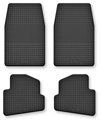 Imagen del producto de Alfombrillas de goma para Jeep Wrangler TJ 1996-2006 (SUV) – juego de 4 piezas, negras, a medida – Wielganizator Semi-Universal