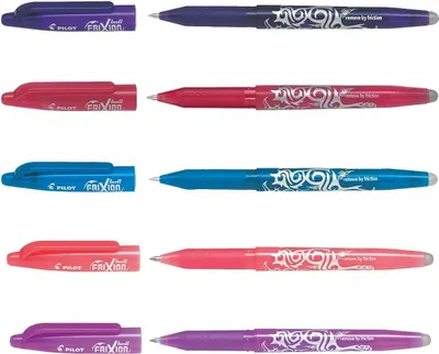 Produktbild von Frixion Ball 0.7 - 5er-Set violett, pink, hellblau, koralle, purple
