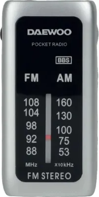 Zdjęcie produktu dla Daewoo DW1129, Przenośny, Analogowy, AM, FM, 88 - 108 MHz, 530 - 1600 kHz, 3,5 mm