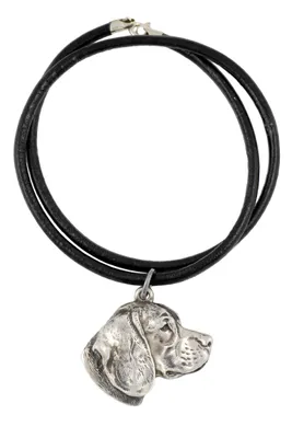 Immagine prodotto di Beagle III - collana con cane, ciondolo argentato per gli amanti dei cani, gioiello unico del marchio Art-Dog