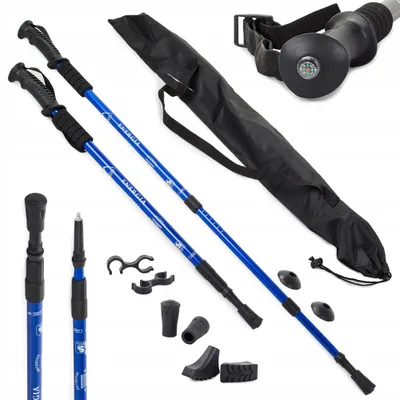 Produktbild von Verk Group Nordic Walking Trekkingstöcke mit Anti-Shock und Kompass