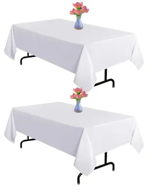 Zdjęcie produktu dla Ścierełka na stół 150 x 250 cm - Możliwość prania - Prostokątna - Idealna na przyjęcia - Bawełna - Ochrona przed plamami - Obrus