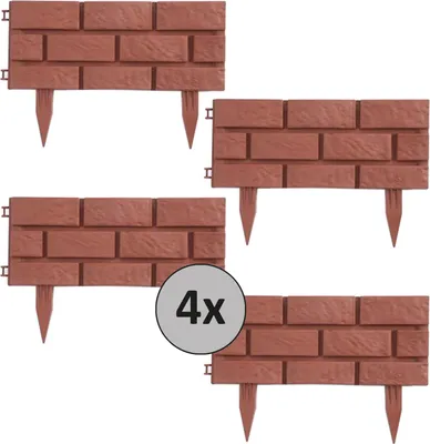 Produktbild von Beeteinfassung Steinmauer Terracotta Nessa