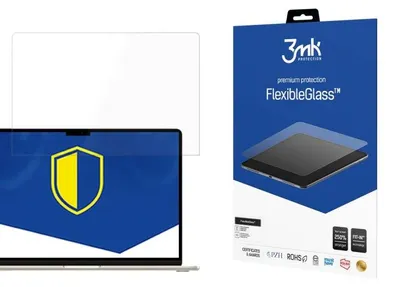 Produktbild von Hybridglas für Apple MacBook Air 15,3'' M2/M3/M4/M5 – bis zu 17" 3mk FlexibleGlass
