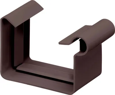 Produktbild von INEFA Rinnenverbinder Kastenrinne, PVC NW68 / 68mm Dunkelbraun Verbinder für Dachrinne Kunststoff, Dachrinnenzubehör,  Germany