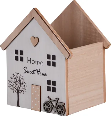 Produktbild von UNUS Holzkiste Haus Aufbewahrungsbox
