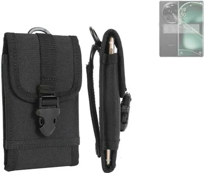 Produktbild von K-S-Trade Holster Handy Hülle kompatibel mit Oppo Find X6 Pro Holster Handytasche Gürtel Tasche Schutz Hülle Robust Outdoor schwarz