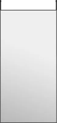 Image de vidaXL Miroir de porte noir 50x100 cm verre et aluminium